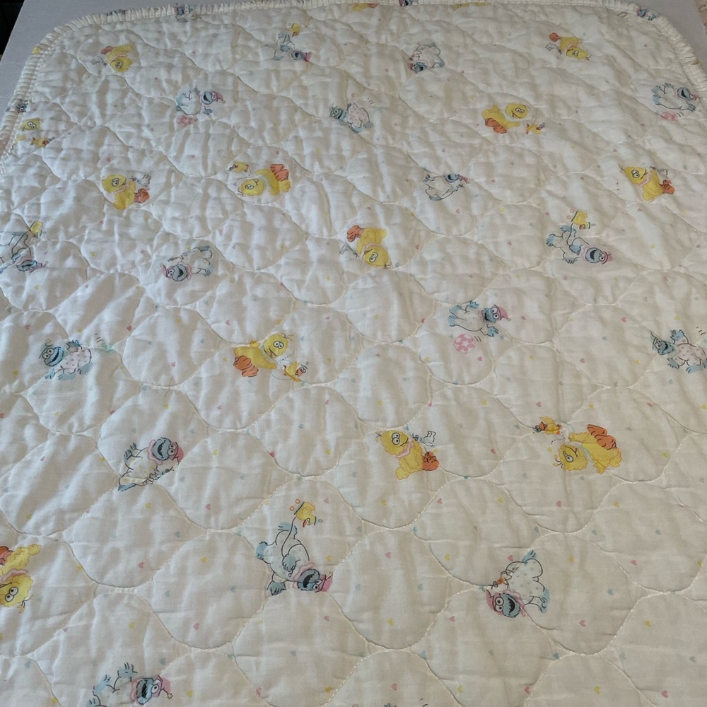 Vintage Sesame Street Quilted Bedding